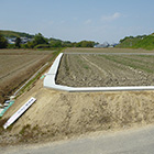 富田林市内田畑区画整備工事